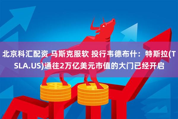 北京科汇配资 马斯克服软 投行韦德布什：特斯拉(TSLA.US)通往2万亿美元市值的大门已经开启